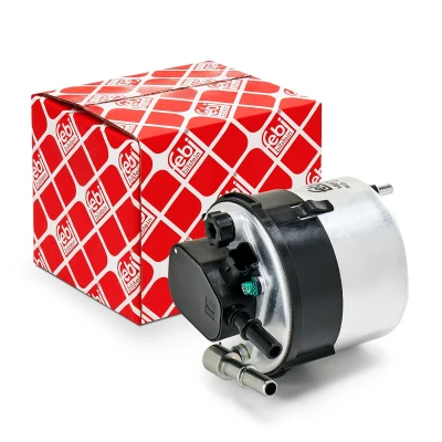 Abbildung von FEBI BILSTEIN 108974 Kraftstofffilter mit Filterheizung, Leitungsfilter FORD: FIESTA 6, C Max, Focus Mk2 Kasten / Kombi, VOLVO: V50, C30, S40 II