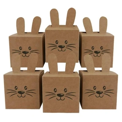 Abbildung von PAPIERDRACHEN Osterhase 12 Osterhasen Kisten Farbe naturbraun