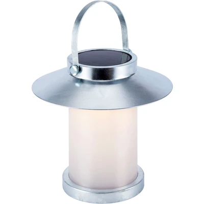 Abbildung von Nordlux LED Außen Tischleuchte &quot;Temple To Go&quot;, solarbetrieben, Hohe Lichtleistung (300 Lumen), Schaltet sich bei Dunkelheit automatisch ein, Verzinktes Gehäuse