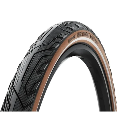 Abbildung von Continental Reifen Pure Contact fb. 28x2.00&quot; 50 622 sw/coff. graphit Ref E50