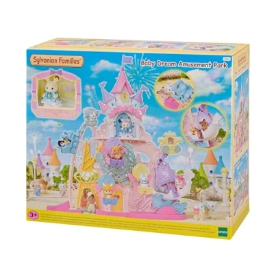 Abbildung von Sylvanian Families 5841 Freizeitpark &quot;Glückstraum&quot;, Großes Spielset mit Tierfiguren, vielen Funktionen, Spielzeug für Kinder ab 3 Jahren
