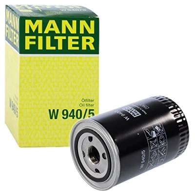Abbildung von Original MANN FILTER Ölfilter W 940/5 Hydraulikfilter Für PKW und Nutzfahrzeuge, 4er Packung