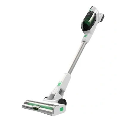 Abbildung von Black + Decker Stielstaubsauger Akku in weiß/grün., Stielsauger