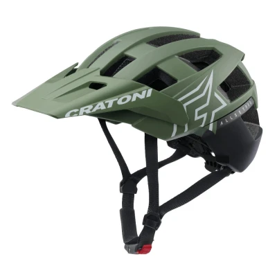 Abbildung von Cratoni Unisex Erwachsene Allset Pro Helme, Khaki/Schwarz Matt, S