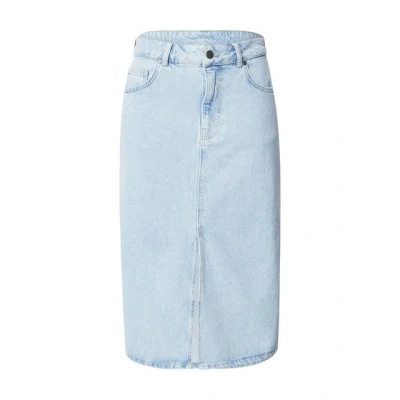 Abbildung von Object Jeansrock, Damen, Größe: XL, Light blue denim