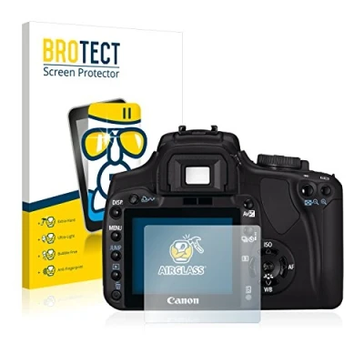 Abbildung von BROTECT Schutzglas für Canon EOS 400D Schutzfolie Panzer Folie Glas [Extrem Kratzfest 9H, Anti Fingerprint, Ultra Transparent]