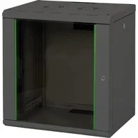 Abbildung von DIGITUS DN 19 12 U SW Wandmontiertes Regal 12U 100kg schwarz Regale (100kg, Wandmontage, 12U, schwarz, 48,3 cm (19 Zoll), IP20)