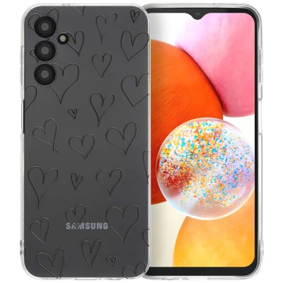 Abbildung von Samsung Galaxy A14 (4G) Hülle Silikon iMoshion Soft Case/Backcover Handyhülle Bunt