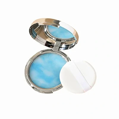 Abbildung von Oil Control Face Pressed Powder, Jelly Gesichts Make up Fixierpuder, puderfrei, zart und hautfreundlich, Minimiert Poren feine Linien, langanhaltendes Finish, leichte, wasserfeste Gesichtskosmetik