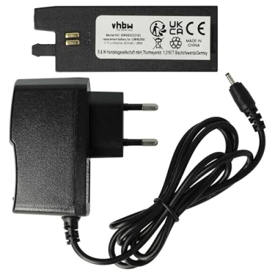Abbildung von vhbw 2 TLG. Lade Set kompatibel mit Gibson Tronical G Force E Tune, TronicalTune Plus Stimmsystem Akku, Ladegerät