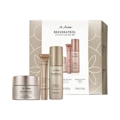Abbildung von M. Asam RESVERATROL PREMIUM NT50 Straffende Pflege Geschenkset 3 teilig