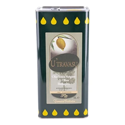 Abbildung von U&#039;Travasu® Natives Olivenöl Extra Bio dose 5 l 100% Italienisch Produkt in Sizilien Kaltextrakt