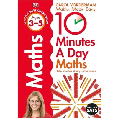 Abbildung von 10 Minutes A Day Maths, Ages 3 5 (Preschool): Supports the National Curriculum, Helps Develop Strong Maths Skills