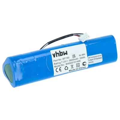 Abbildung von vhbw Akku kompatibel mit Fluke Scopemeter 192, 192B, 196, 196B, 196C, 199, 199B Oszilloskop, Messgerät (3600mAh, 7,2V, NiMH)