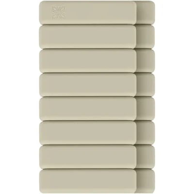 Abbildung von OMNANA® Gewichtsmanschetten aus Silikon (2x0,5 kg oder 2x1 kg) Knöchelgewichte &amp; Handgelenkgewichte für Fitness, Yoga, Pilates Physiotherapie Ankle Weights Joggen, Aerobic Krafttraining