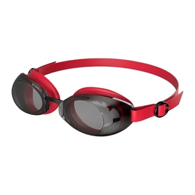Abbildung von Speedo Jet 2.0 Schwimmbrille Schwimmen Verbesserte Sicht für Unisex Erwachsene, Fed Red/Schwarz/Rauchgrau, ONESZ