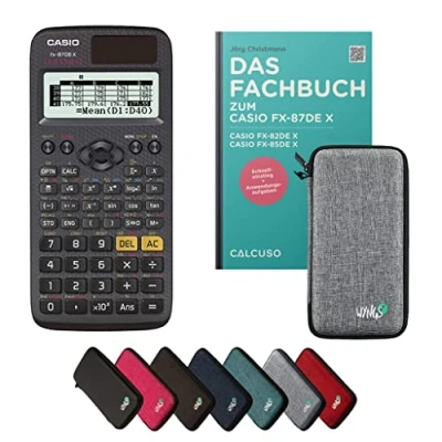 Abbildung von CALCUSO Standardpaket Hellgrau mit Taschenrechner Casio FX 87DE X ClassWiz