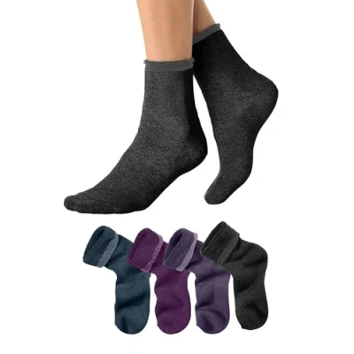 Abbildung von Lavana Kuschelsocken, (Packung, 4 Paar), mit Innenfrottee