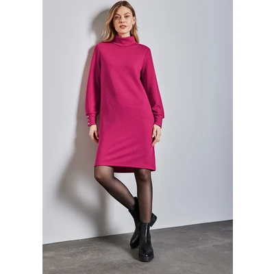 Abbildung von Street One MIT Turtleneck Strickkleid, Damen, Größe: 34, Pink