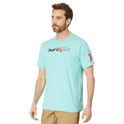 Abbildung von Hurley Herren Evd 25th S1 Ss T Shirt, Tropical Mist Htr, M