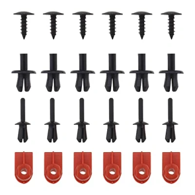 Abbildung von Be In Your Mind 40 Stücke Auto Stoßstange Montage Tülle Mutter Schrauben 1404969 1916670 N90775001 N10259301 Kompatibel mit OPEL Schraube Clips