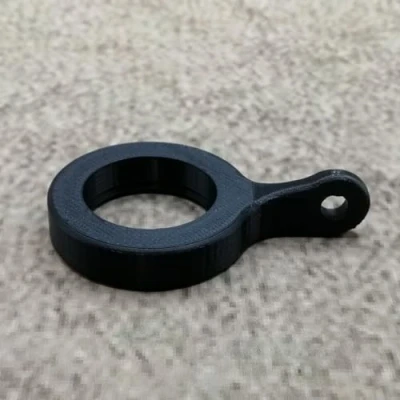 Abbildung von ULEIVA Ersatz Halterung Ring Haltering Schwarz kompatibles Ersatzteil Halterungsring für Rode NT USB Mikrofon Mikrofonhalterung