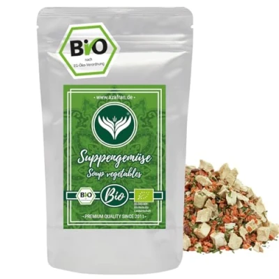 Abbildung von Azafran BIO Suppengemüse (Gewürzmischung) für Brühe ohne Hefe, Glutamate, Fett, Salz und Zucker 500g