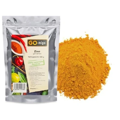 Abbildung von 0,5kg Zimt gemahlen Zimtpulver Cinnamon natürlich Top Qualität 500g
