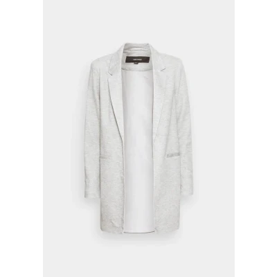 Abbildung von Vero Moda Vmverina LONG Blazer, Damen, Größe: 34, Light grey melange