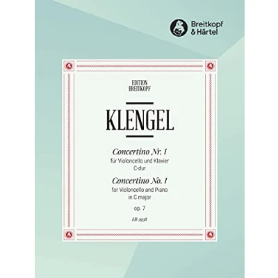Abbildung von Concertino Nr. 1 C dur op. 7 für Cello und Klavier (EB 2938) (BREITKOPF HRTEL)