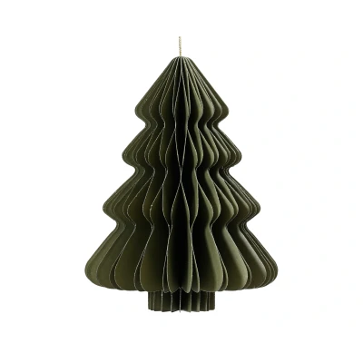 Abbildung von Decoris Baum Papier grün 15cm
