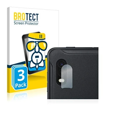 Abbildung von BROTECT Schutzglas für Samsung Galaxy XCover Pro (NUR Kameraschutz) (3 Stück) Schutzfolie Panzer Folie Glas [Extrem Kratzfest 9H, Anti Fingerprint,