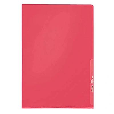 Abbildung von 10 x Leitz Sichthüllen A4 0,13mm genarbt rot