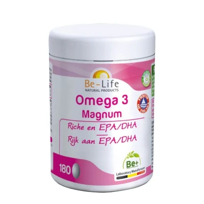 Abbildung von Be Life Omega 3 Magnum Fischöl Kapseln 180 Stk hochdosiert DHA EPA