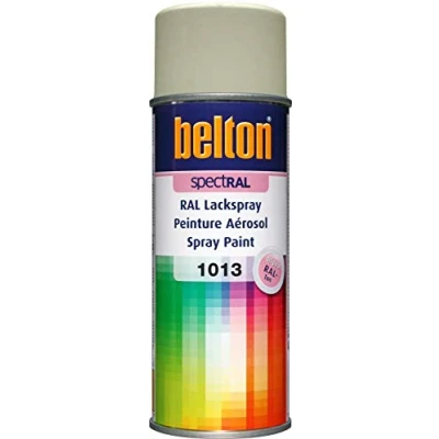 Abbildung von belton spectRAL Lackspray RAL 1013, glänzend, 400 ml Profi Qualität