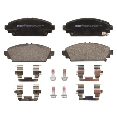 Abbildung von FERODO PREMIER ECO FRICTION FDB1601 Bremsbelagsatz mit akustischer Verschleißwarnung Bremssattelschrauben Zubehör HONDA: CIVIC 7 Hatchback