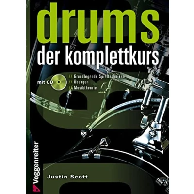 Abbildung von Drums Der Komplettkurs (Ringbindung im Hardcover mit CD): Grundlegende Spieltechniken . Übungen Musiktheorie