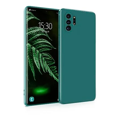 Abbildung von MyGadget Hülle für Samsung Galaxy Note 10 Plus robuste Silikon Schutzhülle TPU Case Slim Silikonhülle Back Cover Kratzfest Handyhülle Olivgrün