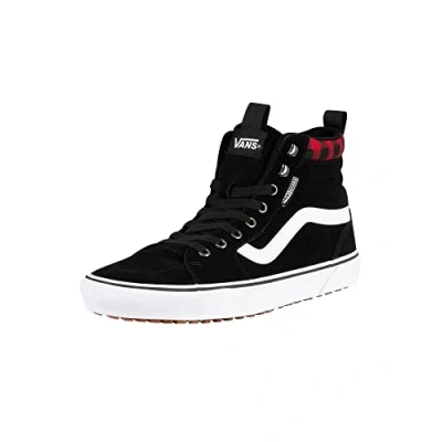 Abbildung von Vans Filmore HI Vansguard Skateschuh, Herren, Größe: 40, Black/red Leder/synthetik