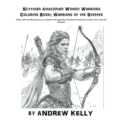 Abbildung von Scythian Amazonian women Warriors Coloring Book: of the Steppes: Relax with mindfulness as you explore legendary ... Futuristic Guardians Galaxy, Band 2)