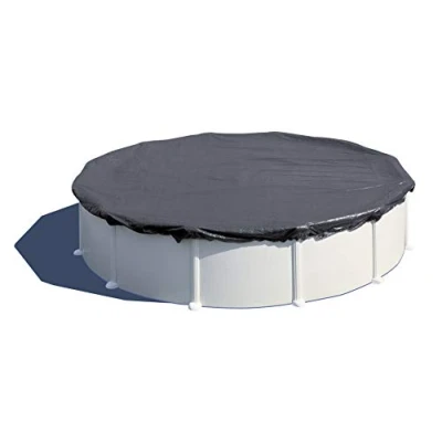 Abbildung von Gre CIPR351 Winterabdeckung für runde Pools mit 350 cm Durchmesser, 120 g/m². Poolabdeckung zum Schutz des Poolwassers