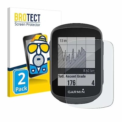 Abbildung von BROTECT Entspiegelungs Schutzfolie für Garmin Edge 130 (2 Stück) Matte Displayschutz Folie, Anti Reflex, Fingerprint