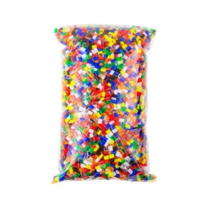 Abbildung von PSYWORK 100g Schwarzlicht Acrylglas Granulat Bunt