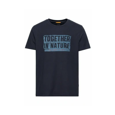 Abbildung von camel active Tshirt print, Herren, Größe: Large, Night blue