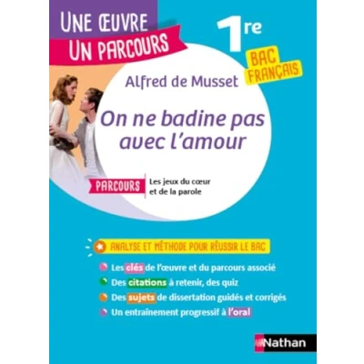 Abbildung von On ne badine pas Avec l&#039;amour Alfred de Musset: le parcours &quot;Les jeux du coeur et la parole&quot;