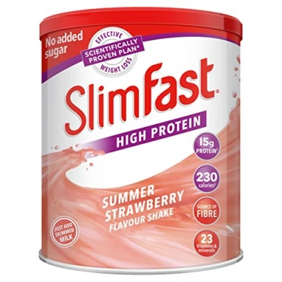 Abbildung von SlimFast Summer Strawberry Flavour Milchshake Pulver, 438 g