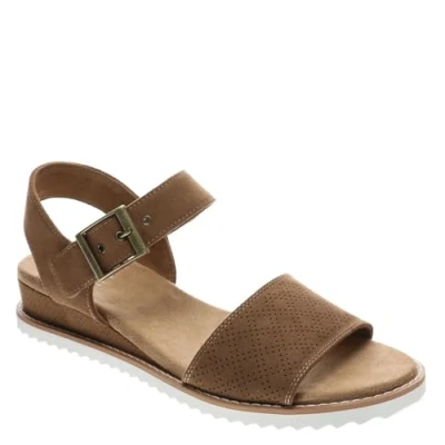 Abbildung von Skechers DESERT KISS Keilsandalette Sandale, Keilschuh, Sommerschuh in veganer Verarbeitung