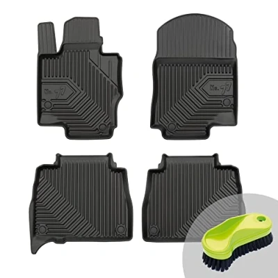 Abbildung von FROGUM No.77 Gummimatten Ganzjahresset von Auto Fußmatten Autofussmatten für Mercedes Benz GLE W167 ab 2019 Langlebiges TPE Material