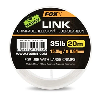 Abbildung von Fox Edges Link Illusion Fluorocarbon Karper Onderlijnmateriaal 0,53mm / 25lb (20m)