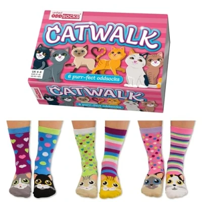Abbildung von United Oddsocks Freizeitsocken Catwalk Socken im 6er Set